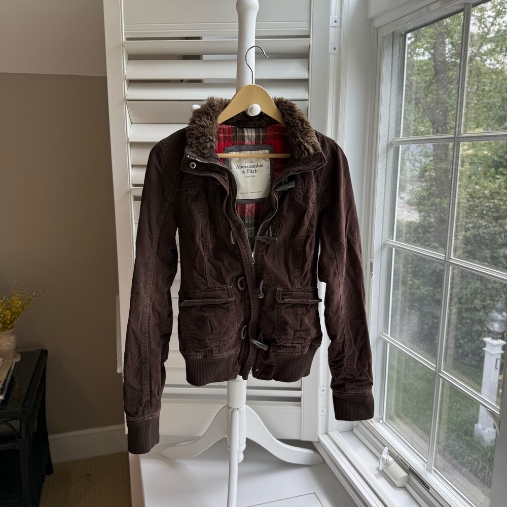 Abercrombie & Fitch Brown Utility Jacket